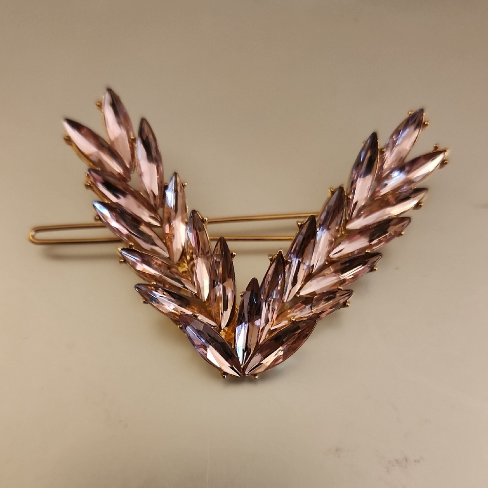 Pink GEM V Shaped Hair CLIP